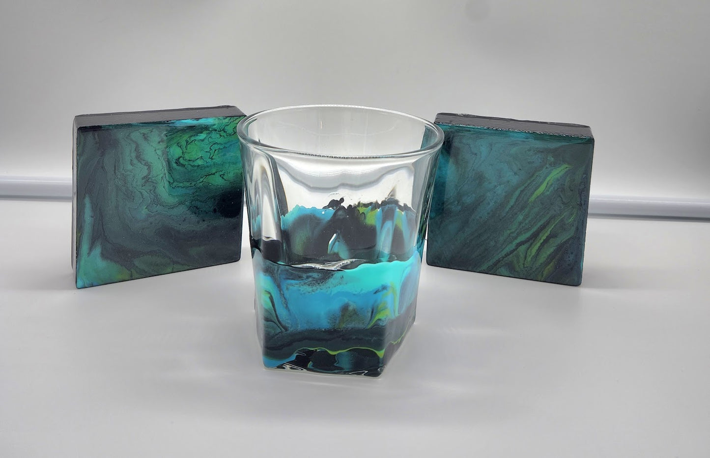 Beautiful one-of-a-kind drink/barware glasses for every taste.