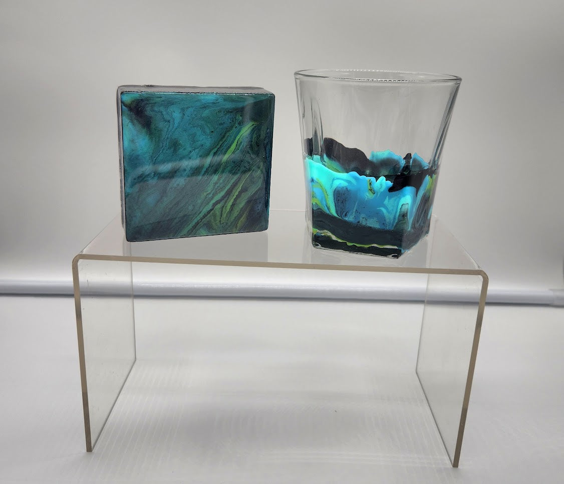 Beautiful one-of-a-kind drink/barware glasses for every taste.