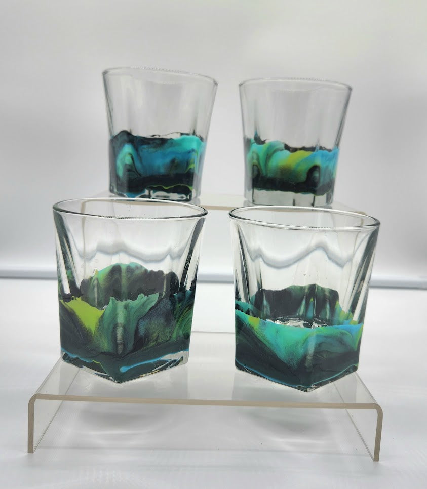 Beautiful one-of-a-kind drink/barware glasses for every taste.